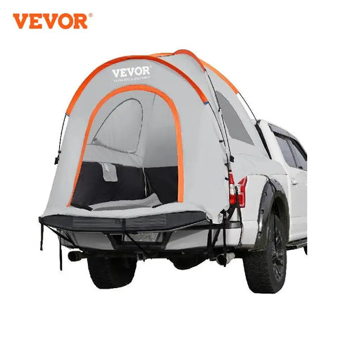 VEVOR Truck Bed Tent 5.5'-6' Pickup Truck Tent with Rain Layer and Carry Bag Waterproof PU Double Layer Truck Tent for Camping