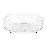 Glacier Pattern Cosmetics Storage Box Fashion Transparent Turntable Makeup Organizer Rotating PET Skin Care Products Storage Box