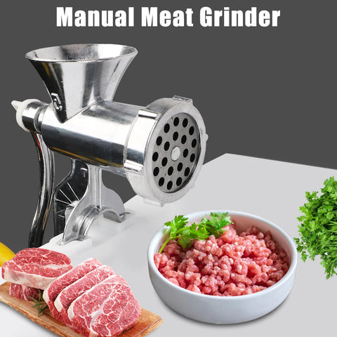 Vegetable Chopper Kitchen Tool Stainless Steel Food Processor Sausage Stuffer Household Grinder Handheld Manual Meat Grinder