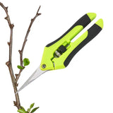 new Gardening Scissors Hand Pruner Pruning Shears Trimming Scissors with Straight Elbow Stainless Steel Blades Garden tools