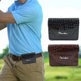 NEW Golf Rangefinder Leather Bag Skull Magnetic Closure Holder Case Range Finder Carry Bag Laser Distance meter Belt Waist Bag