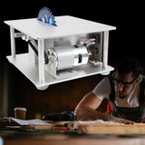 Mini Precision Table Bench Saw Blade DIY Woodworking Cutting Home Machine