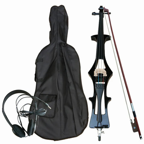 SevenAngel Handwork Electronic Cello 4/4 Solid Wood Long Bracket Electro Acoustic Stage Performance Musical instrument