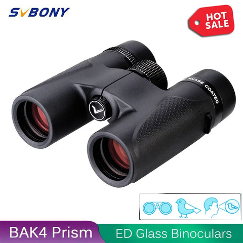SVBONY Telescope SV202 8x32 ED Binoculars Professional Powerful  Bak4 IPX7 Waterproof Camping Equipment for Birdwatching