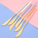 24Pcs Stainless Steel Dinnerware Set