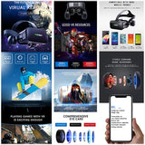 VR Glasses Smart Virtual Reality 3D Goggles Headset Helmet 4k Movie Panoramic Lenses For Ios Android Smartphone Video Game