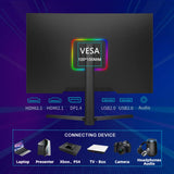 Tiansu monitor 144 hz 4k 32 inch gaming monitor 32'' 4 k 60hz/144hz/160hz pc gamer computer monitor HDMI2.1 compatible PS5/Xbox